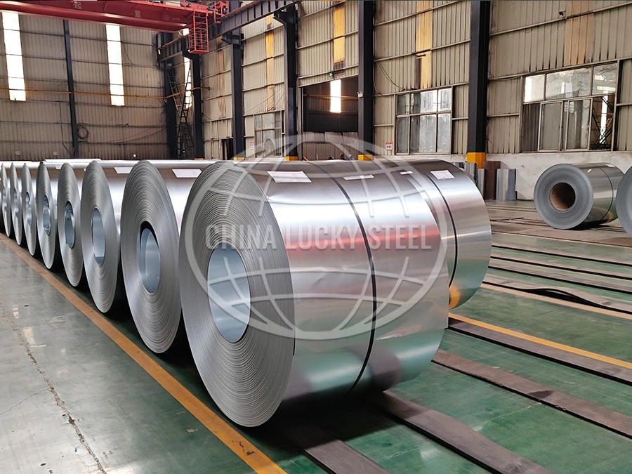 Galvanized steel coil 30-275g/m² hot dipped zinc coating