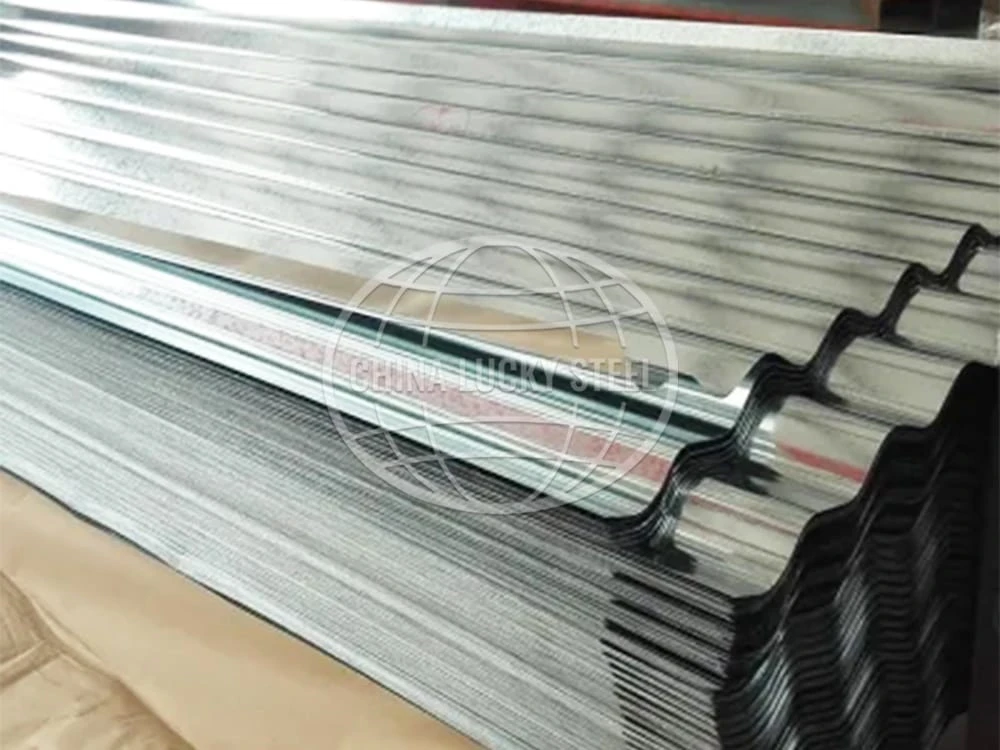 Hot Dipped Metal Roof Gi Zinc Coated Galvanized Steel Roofing Sheet Corrugated Sheet