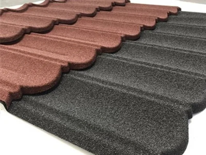 Color Stone Coated Steel Sheet Stone Coated Steel Roofing Bond Tile