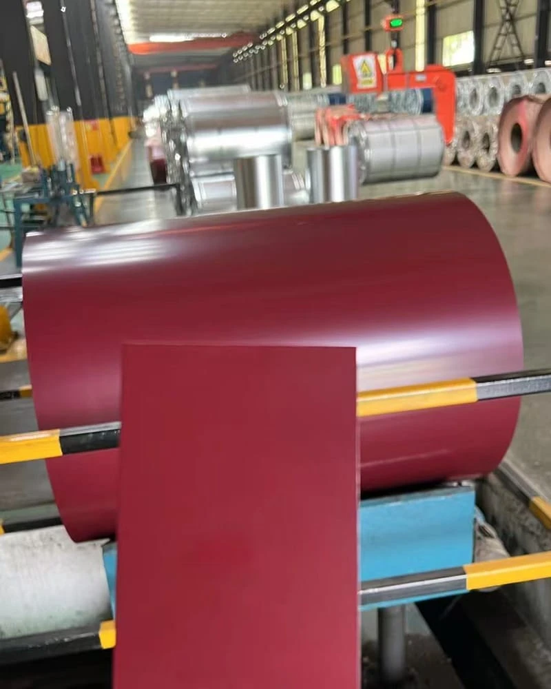 Color Coated Steel Coil PPGI Wrinkle Surface